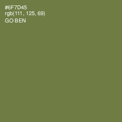 #6F7D45 - Go Ben Color Image